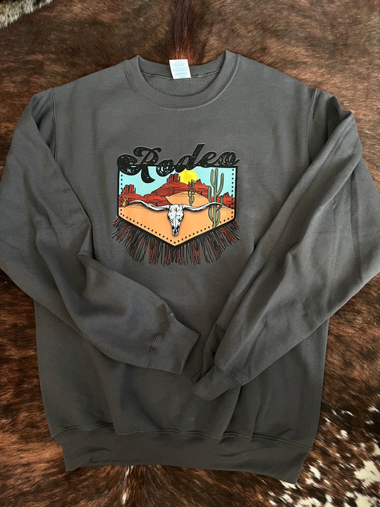 Rodeo full length crew neck