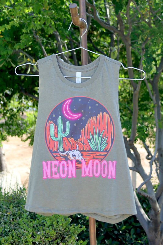 Neon Moon Crop Tank