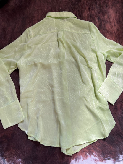 Vici Green Button up