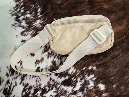 Beige Western Fanny Pack