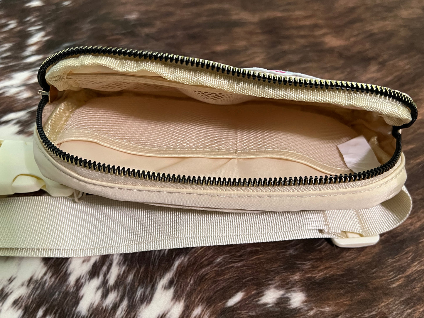 Beige Western Fanny Pack