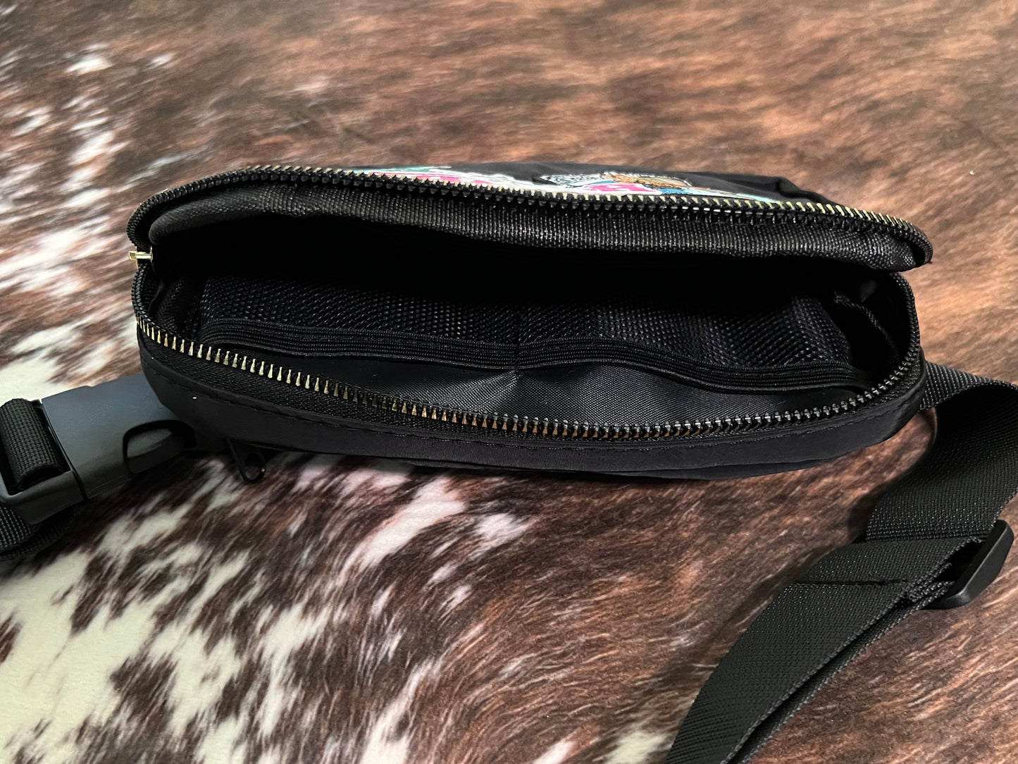 Western Black Fanny Pack